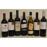 Seven bottles of wine including McPherson Jock?s Vineyard Cabernet Sauvignon, Isla Negra, All Out