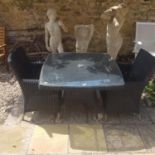 A modern Westminster garden table and chairs (3)