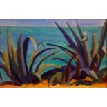 Sue Campion (1944), Agaves, oil on canvas, signed, 19 x 29 cm Yes framed