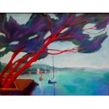 Sue Campion (1944), Puerto Pollenca, oil on canvas, signed, 43 x 59 cm Yes framed