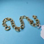 A 9ct gold link chain, approx. 8.0 g