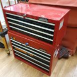 A Halfords toolbox and contents