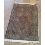 A Persian Tabriz rug, 150 x 100 cm