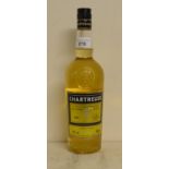 A yellow Chartreuse, 40% vol, 700 ml