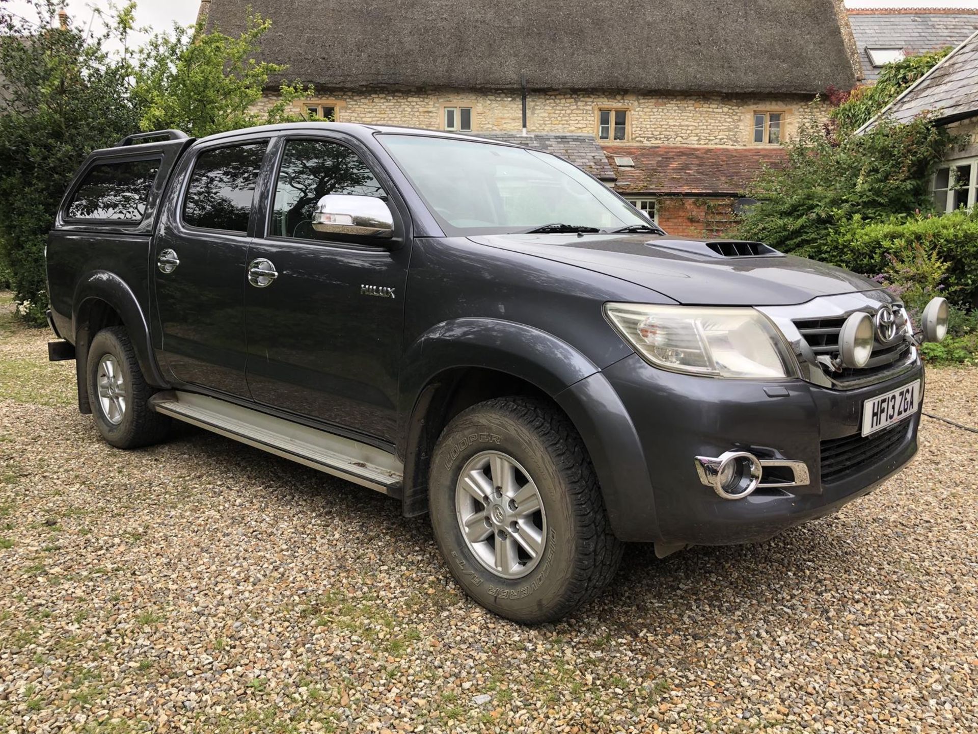 A 2013 Toyota Hilux Registration number HF13 ZGA V5C document being applied for by the executors MOT