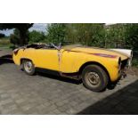 A 1961 MG Midget Registration number 117 ASV V5 MOT exempt Yellow with a black interior Bought as