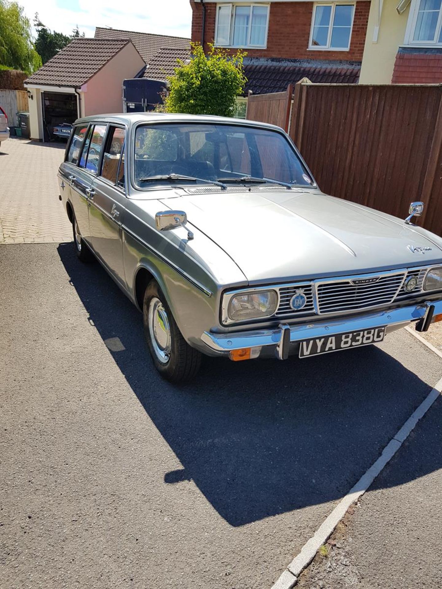 A 1969 Singer Vogue Estate Registration number VYA 838G V5C Green with a black interior MOT exempt