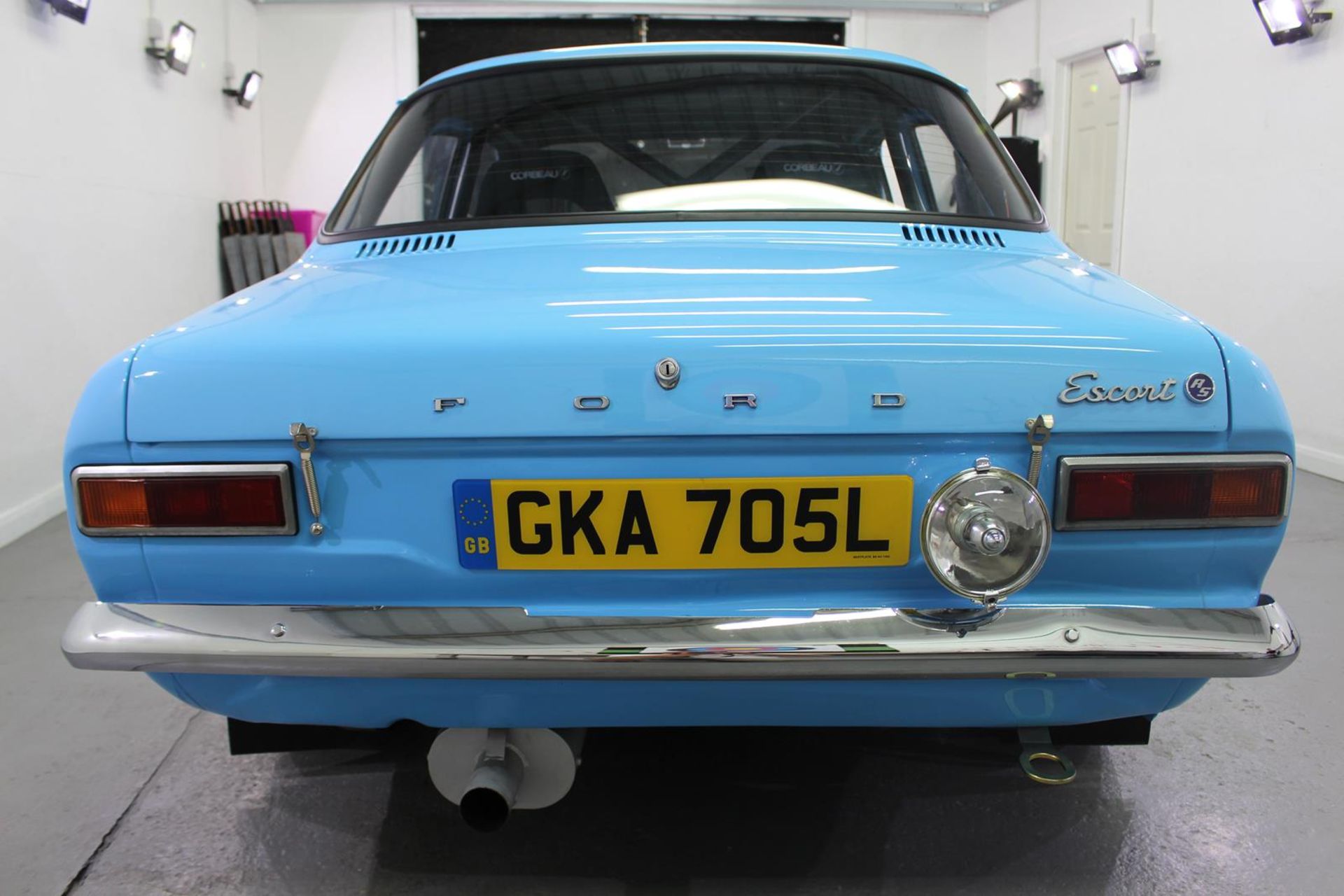 A 1973 Ford Mk1 Escort RS1600 Group 4 Rally car Olympic Blue Chassis Number starts with BFATNJ V5 - Image 14 of 15