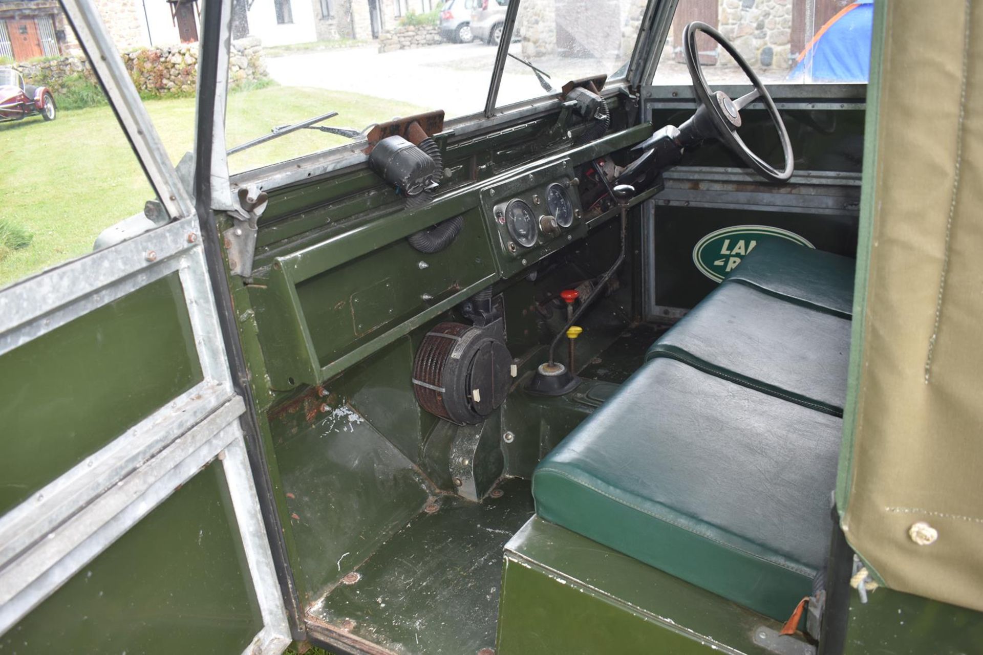 A 1955 Land Rover 86 inch Registration number VYB 36 Chassis number 17060217 Engine number 17H07211C - Image 7 of 17