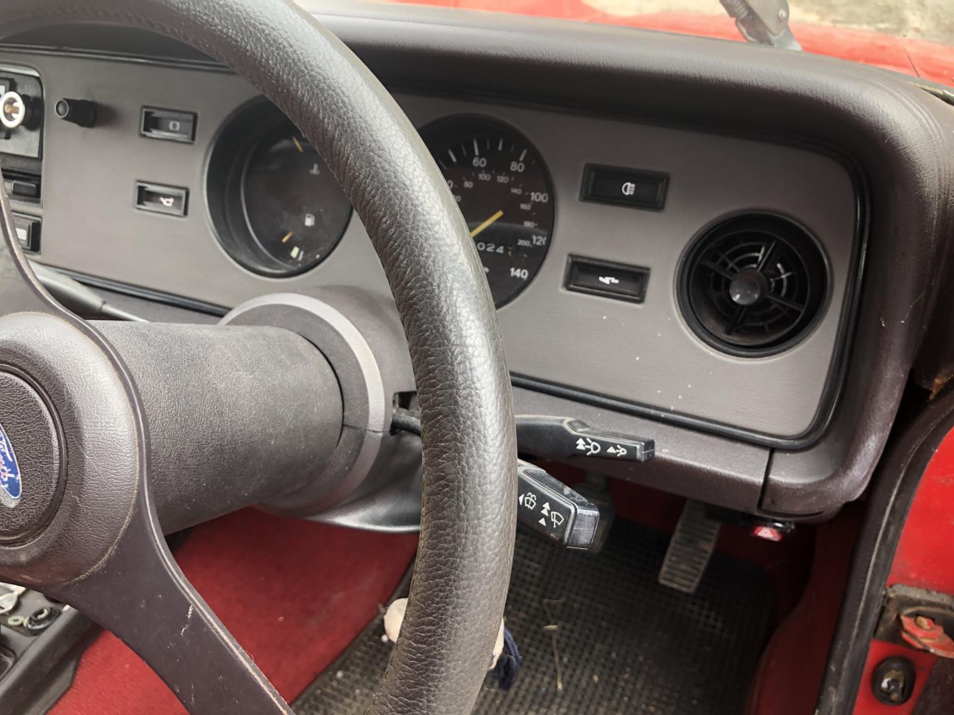 A 1979 Ford Capri 1.6 GL Registration number AEU 475V MOT expired in June 2009 Red with a red - Image 85 of 92