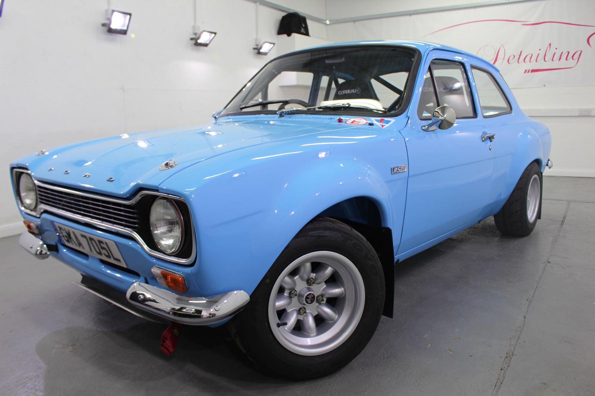 A 1973 Ford Mk1 Escort RS1600 Group 4 Rally car Olympic Blue Chassis Number starts with BFATNJ V5 - Image 6 of 15