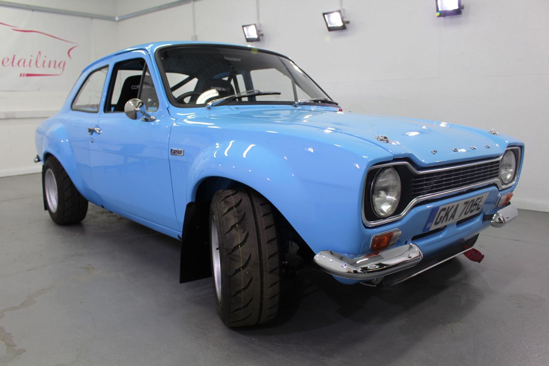 A 1973 Ford Mk1 Escort RS1600 Group 4 Rally car Olympic Blue Chassis Number starts with BFATNJ V5 - Image 7 of 15