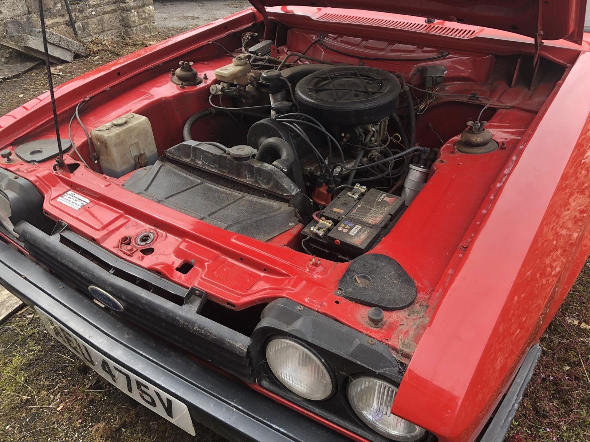 A 1979 Ford Capri 1.6 GL Registration number AEU 475V MOT expired in June 2009 Red with a red - Image 2 of 92