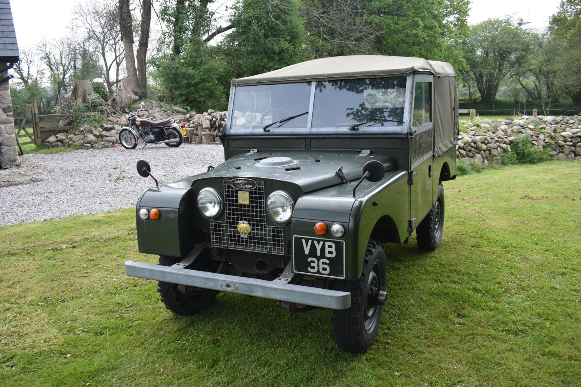 A 1955 Land Rover 86 inch Registration number VYB 36 Chassis number 17060217 Engine number 17H07211C - Image 12 of 17