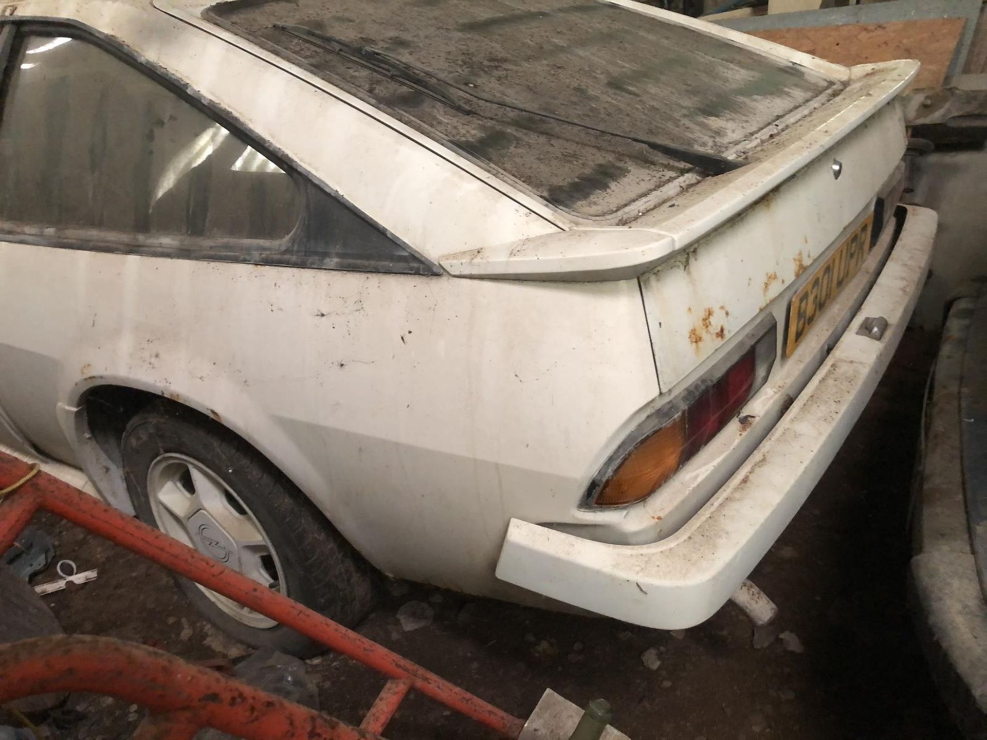 A 1985 Opel Manta GSi Hatchback Registration number B301 UPR Automatic V5 White with a Recaro - Image 29 of 36