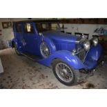 A 1935 Talbot AX65 six light saloon Registration number CGF 709 Chassis number 39135 Engine number