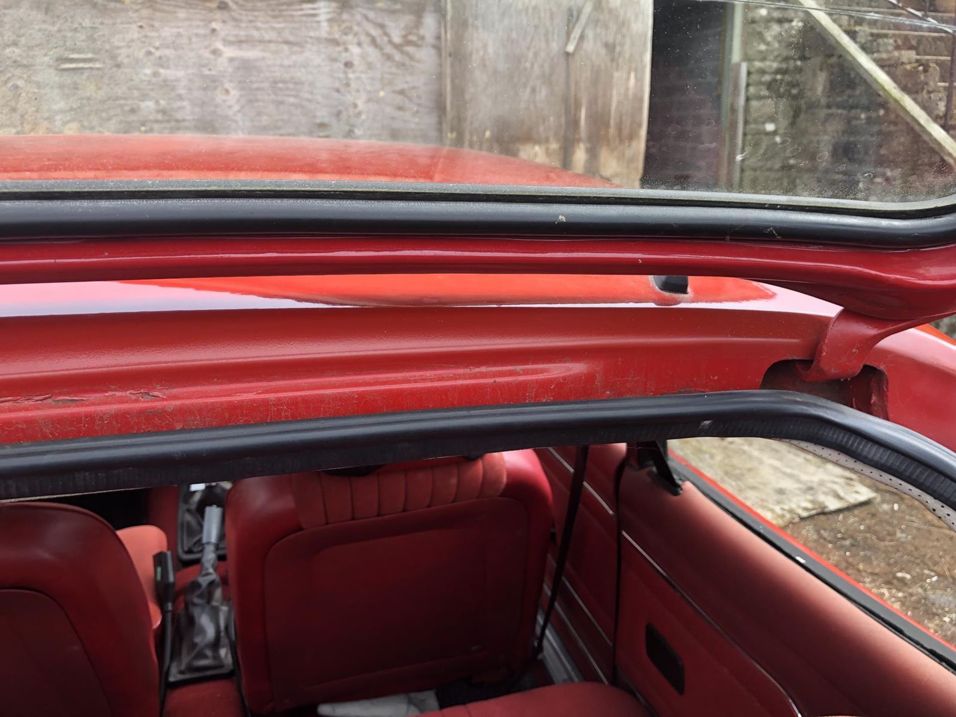 A 1979 Ford Capri 1.6 GL Registration number AEU 475V MOT expired in June 2009 Red with a red - Image 37 of 92
