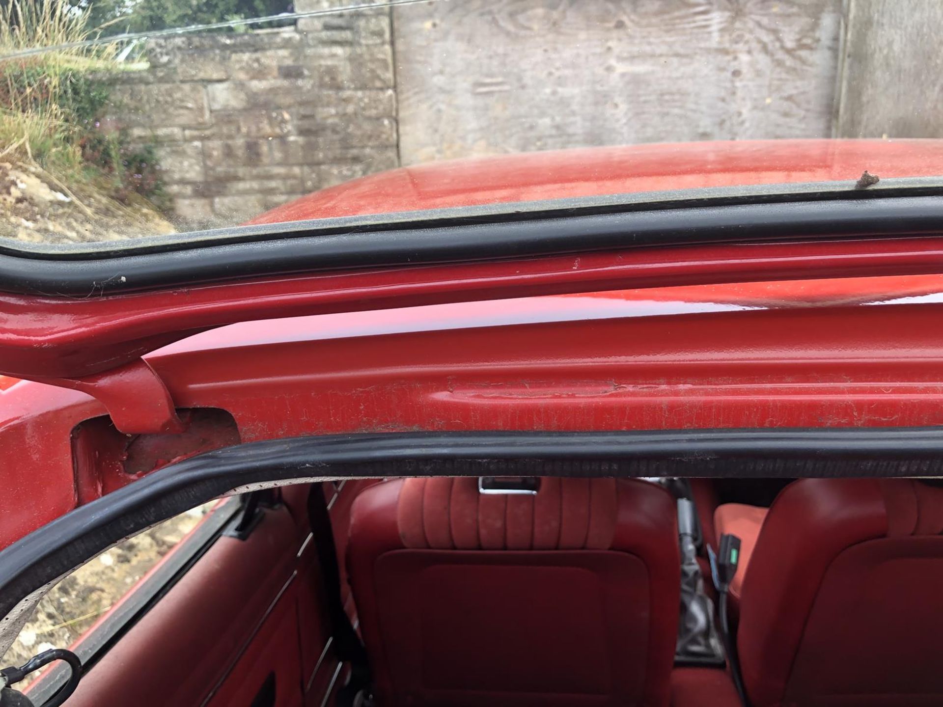 A 1979 Ford Capri 1.6 GL Registration number AEU 475V MOT expired in June 2009 Red with a red - Image 36 of 92