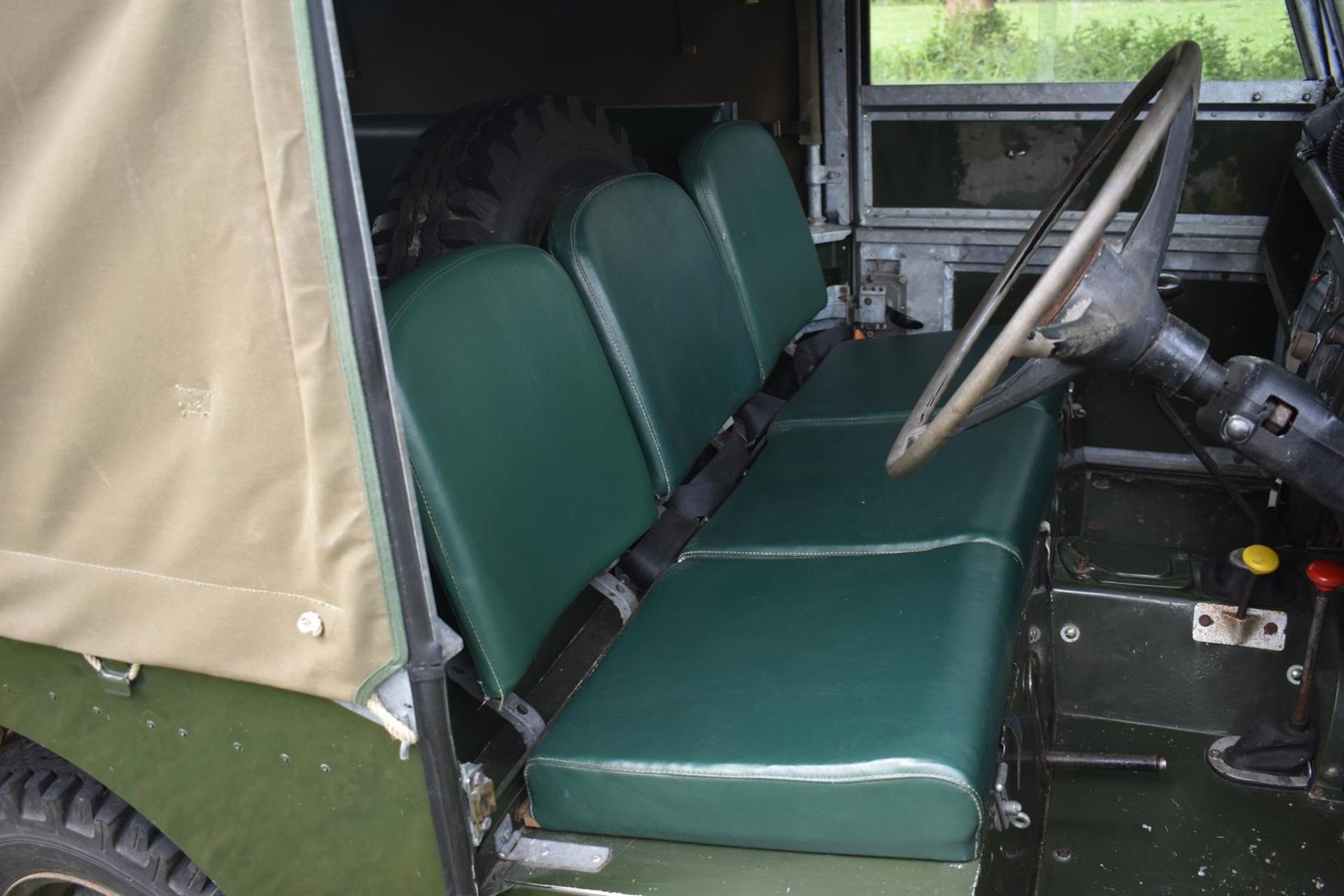 A 1955 Land Rover 86 inch Registration number VYB 36 Chassis number 17060217 Engine number 17H07211C - Image 6 of 17