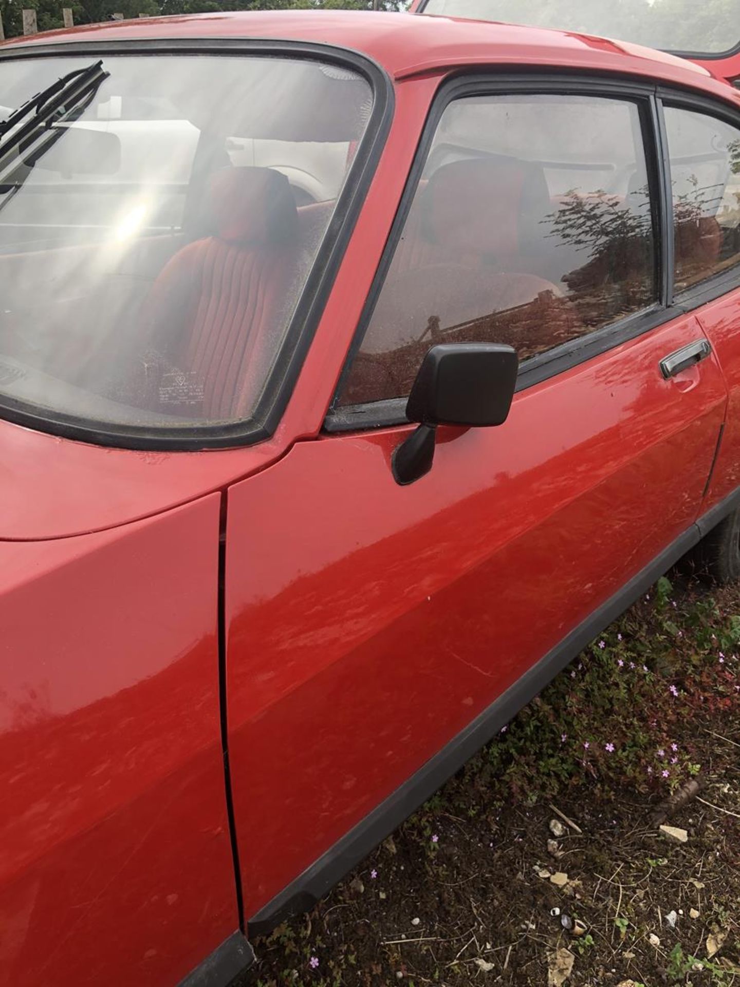 A 1979 Ford Capri 1.6 GL Registration number AEU 475V MOT expired in June 2009 Red with a red - Image 20 of 92