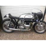 A 1955 Triton 650cc Registration number RTG 827 Frame number 62028K122 Engine number D14292 V5