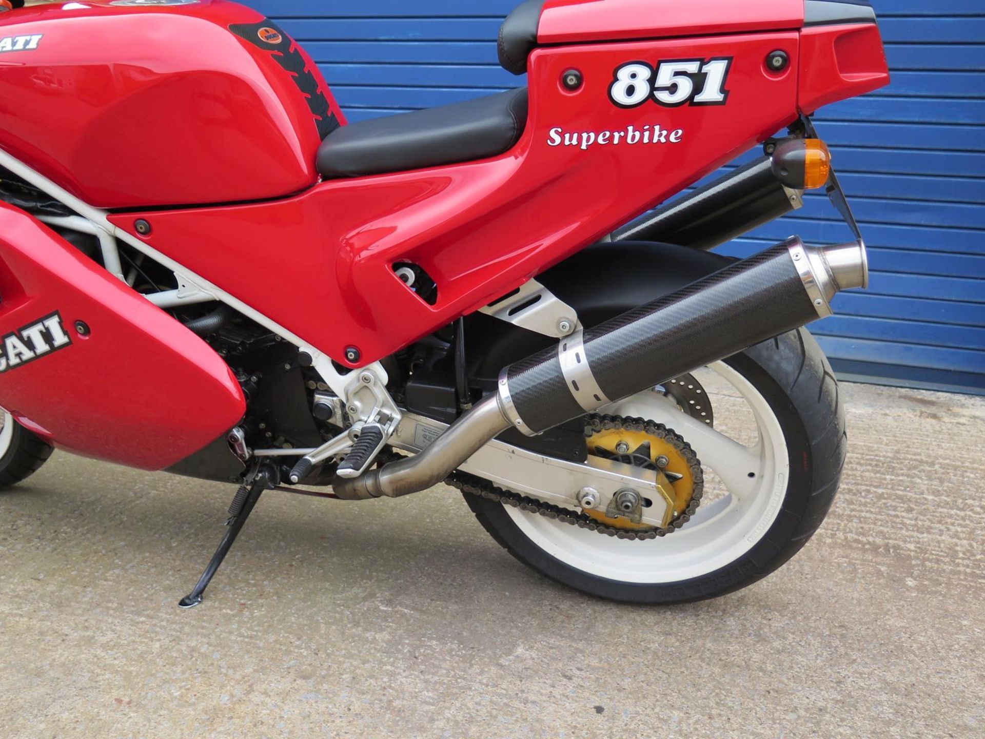 A 1991 (May) Ducati 851 Registration number H794 AAB 25,250 kilometres MOT to 25 June 2021 Key - Image 6 of 21
