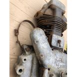 A Royal Enfield single cylinder engine, G 10592, probably for a 1950 Model G 350, 52 cm high