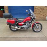 A 2007 (January) Moto Guzzi Nevada Classic 750ie Registration number OU56 GMG 28,468 miles MOT to 14