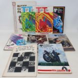 A run of Isle of Man Tourist Trophy (TT) official programme and guide (1970-76), including 1970