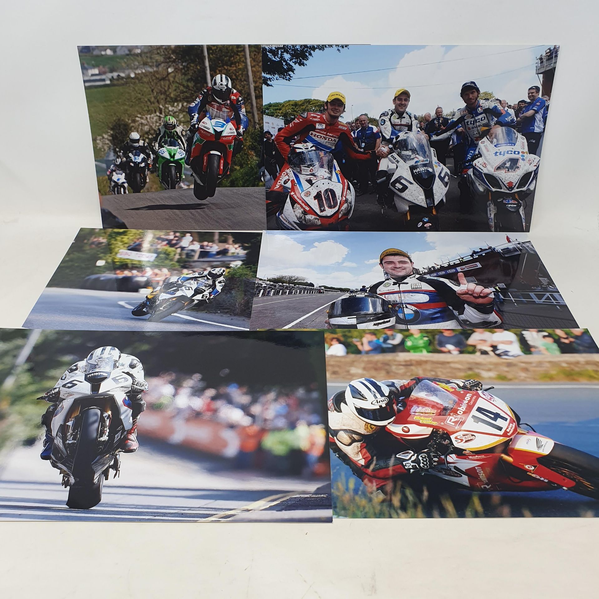 A large quantity of colour photographs relating to Michael Dunlop aboard various machines and - Image 2 of 3