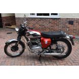 A 1967 BSA A65 Lightning Registration number ECU 568E Frame number A65LA8434 Engine number A65LA843Y