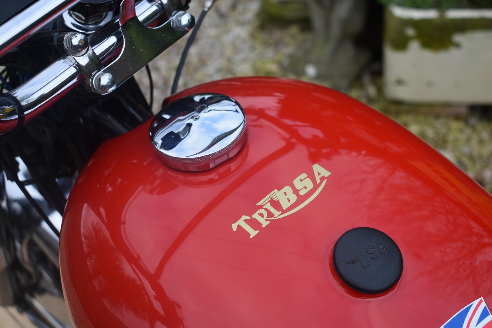 A circa 1961 TriBSA Unregistered Frame number 16440 Engine number T110 49450 Early restoration 12 - Bild 5 aus 19