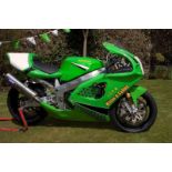 A 1997 Kawasaki ZX7RR Frame number JKAZX750NNA000624 Engine number B37 Motorcycle location: Douglas,