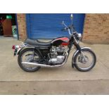 A 1978 (July) Triumph Bonneville 750cc T140V Registration number SHU 677S Matching frame and