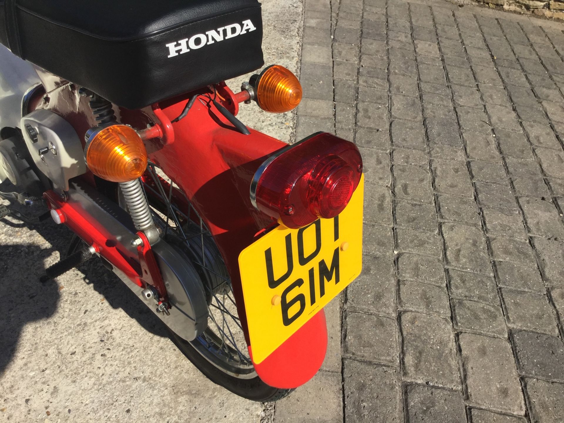 A 1974 Honda C50 Registration number UOT 61M V5C, red Totally restored about five years ago Many new - Image 10 of 13