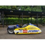 A 1995 DMR sidecar Built in 1995 using a Dave Molyneux chassis fitted with a Yamaha engine