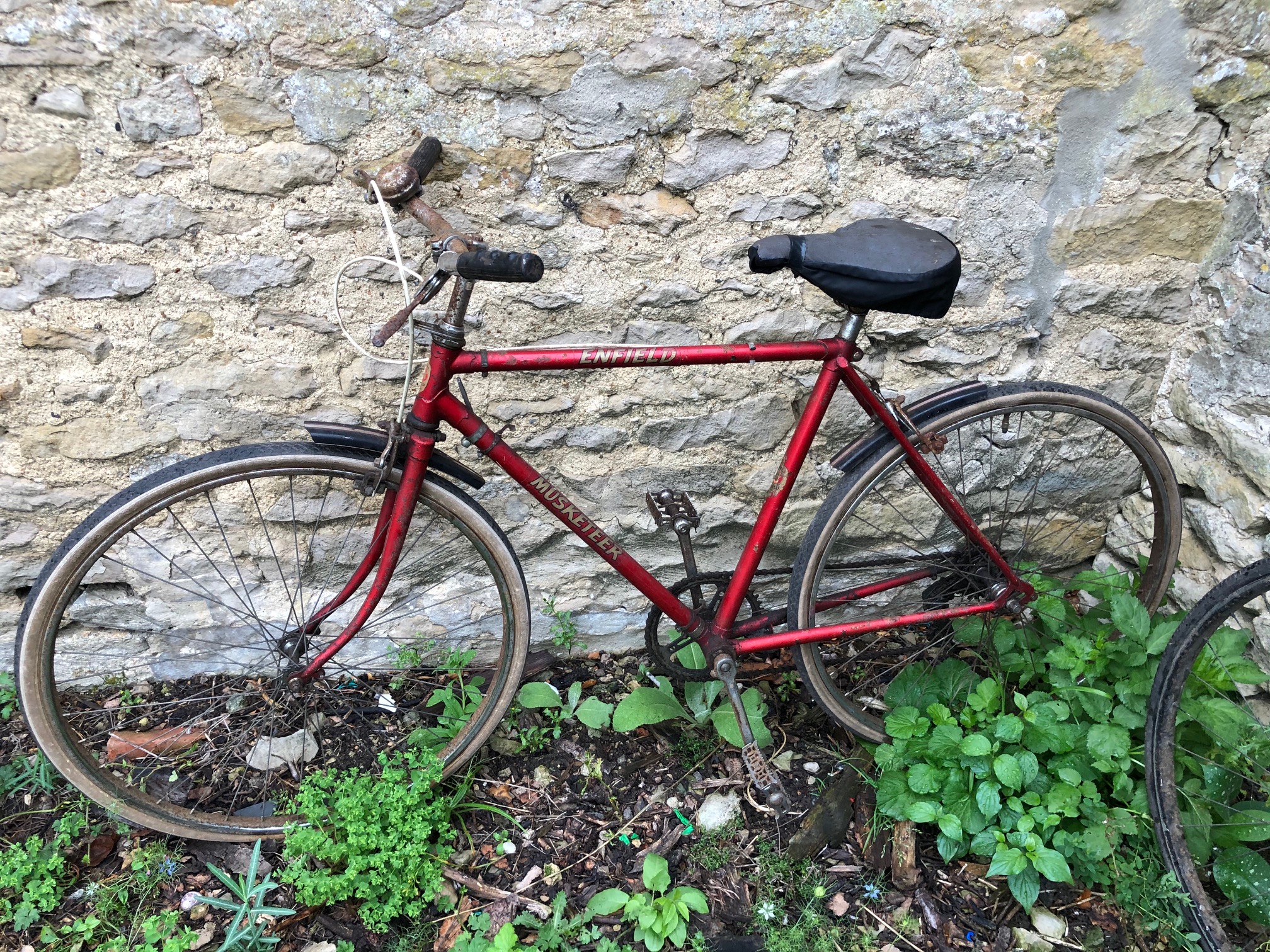 A Moulton bicycle, an Enfield Musketeer bicycle, and two other bicycles, all barn stored - Image 4 of 4