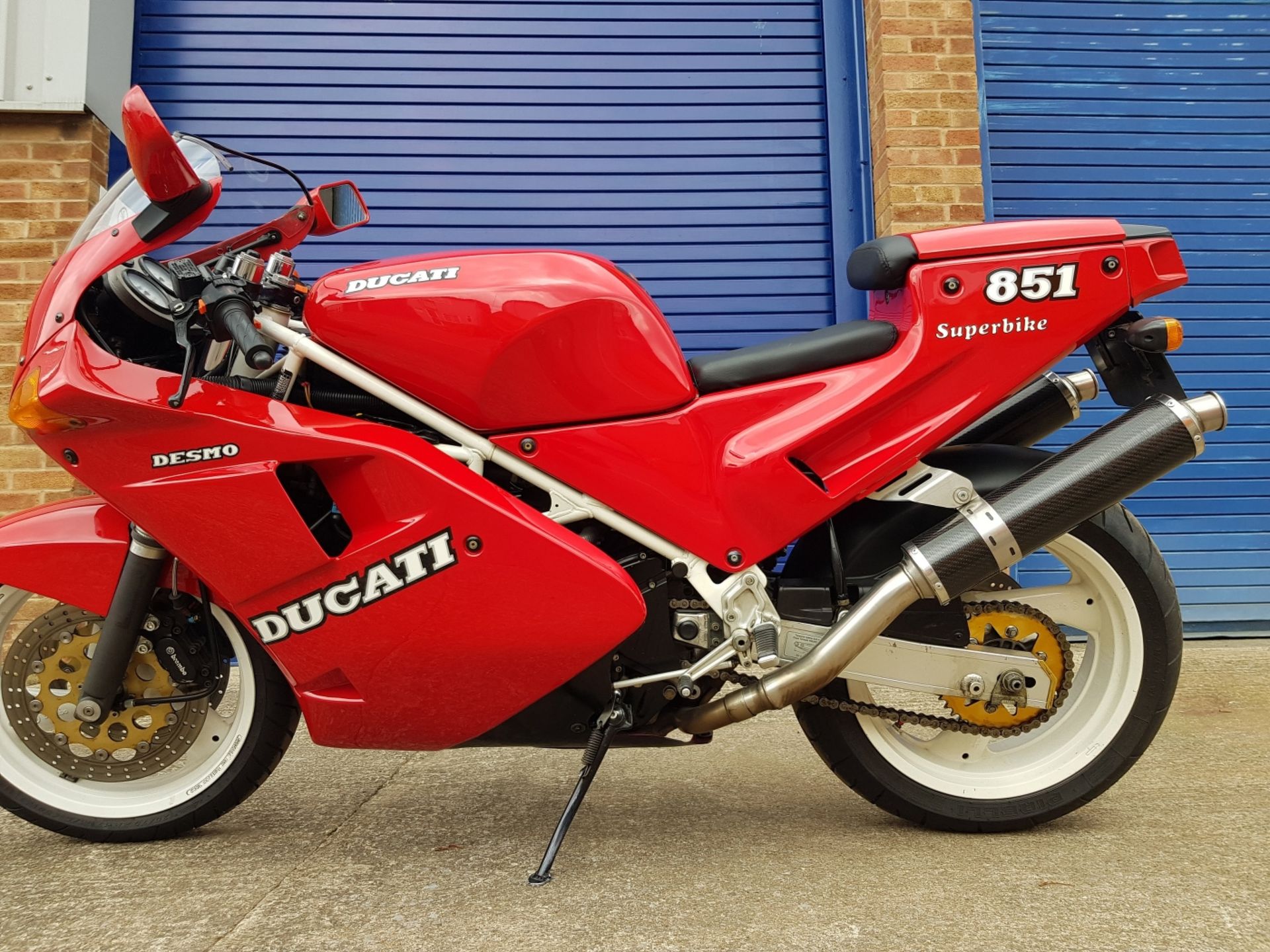 A 1991 (May) Ducati 851 Registration number H794 AAB 25,250 kilometres MOT to 25 June 2021 Key - Image 13 of 21