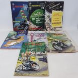A run of Isle of Man Tourist Trophy (TT) official guide and programme (1953-59) including signed