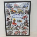 A tribute to the works of Alan Sanderson limited edition poster, 73/100, signed by the artist and