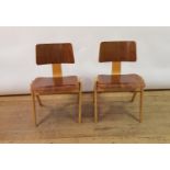 Two Robin Day for Hille Hillestak chairs (2)