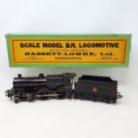 A Bassett-Lowke 0 gauge 3-rail electric ex-LMS Compound 4-4-0 locomotive and tender, no 41109, in