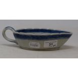 A Chinese blue and white sauce boat, 20 cm wide