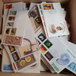 Papua and New Guinea - covers and postal history 1950s-1980s in box with Commemoratives,