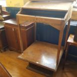 A mahogany cupboard, coffee table and other furniture (qty)