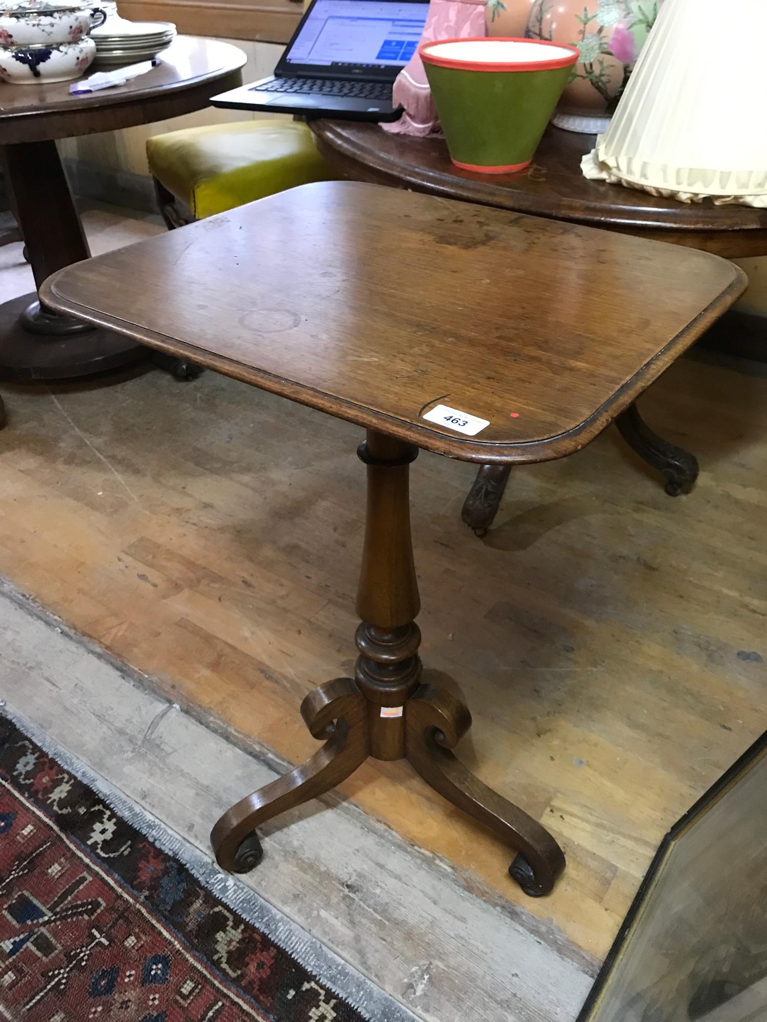 A Victorian mahogany tripod table, 51 cm wide - Image 2 of 4