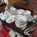 Assorted Royal Worcester Evesham pattern tablewares