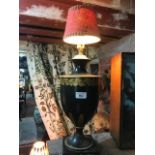 A toleware style lamp