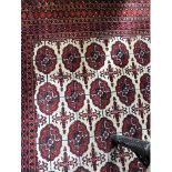 A Belouchi type carpet, 325 x 235 cm, and a flat weave runner, 217 x 58 cm (2)