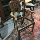 A set of seven George III style dining chairs (6 + 1)